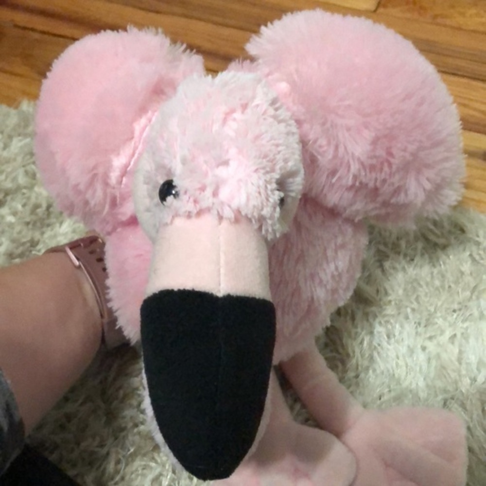 Wild republic soft pink stuffed flamingo plush - Picture 2 of 6